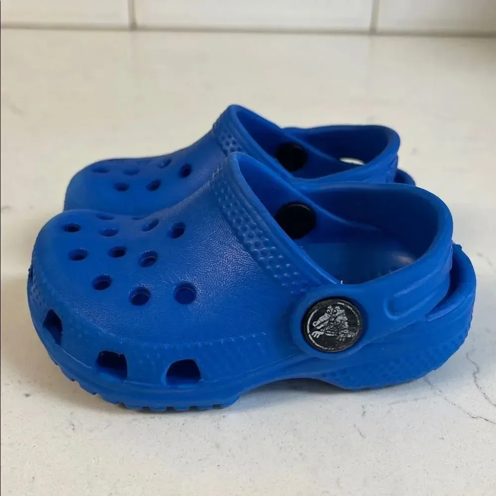 Toddler CROCS LITTLES™ CLOGS Size 4 Blue